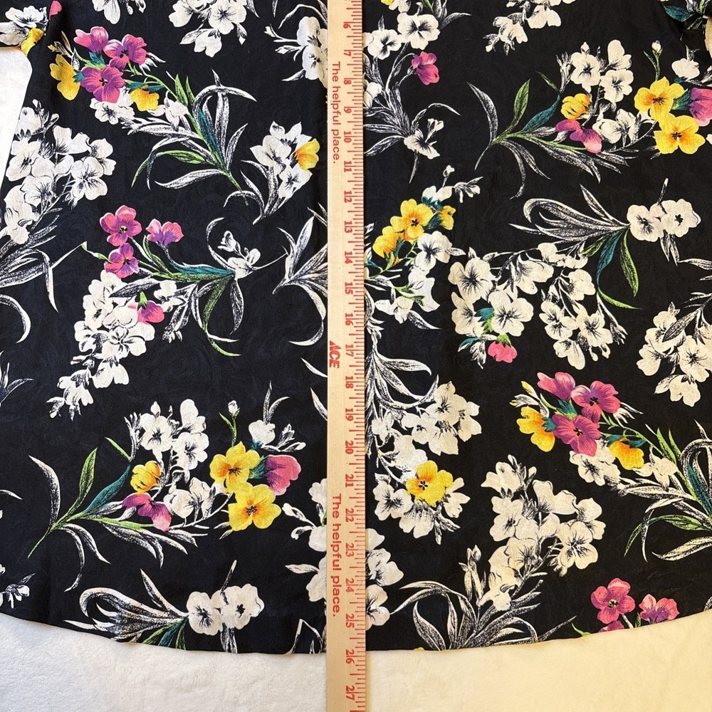 Homemade‎ Floral Silky Women's Top Size XXL - Picture 5 of 6